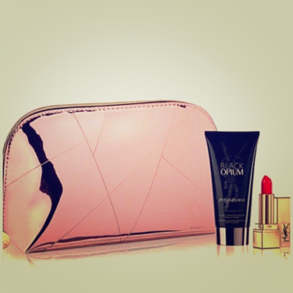 Sold** Yves Saint Laurent YSL Cosmetic make up Bag